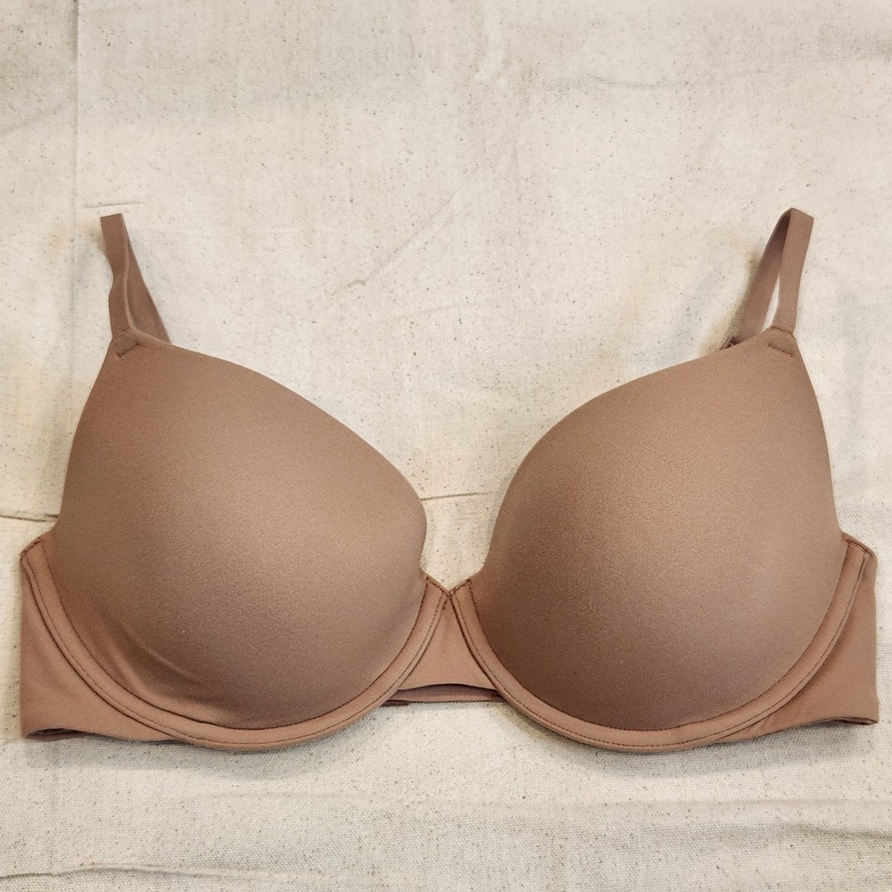 New Skims Women's Fits Everybody T-Shirt Bra Clay BA-DEM-9221 Underwire Size 36C